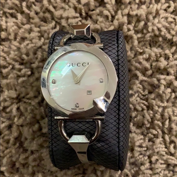 Gucci Stainless Steel Horsebit Women’s Watch - Picture 1 of 3